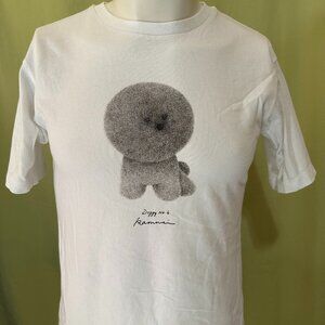 Uniqlo Doggy No.6 Kamwei Fong My Life with Animals UT White T-Shirt XS